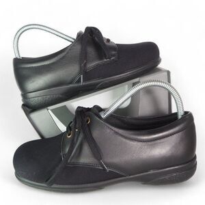 Cosyfeet Sienna Extra Wide (Extra Roomy) Lace-up Shoes Black Women's 6
